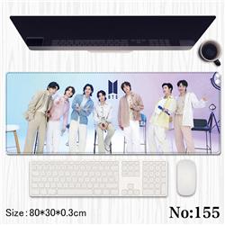 BTS anime Mouse pad 80*30*0.3cm