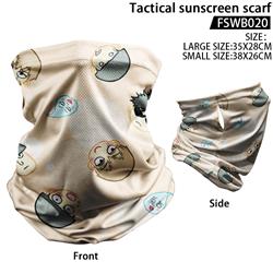 Mob Psycho 100 anime tactical sunscreen scarf 44*55cm