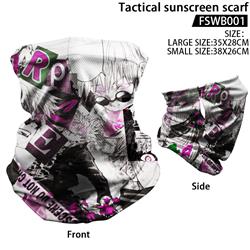 Jujutsu Kaisen anime tactical sunscreen scarf 44*55cm