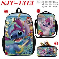 Stitch anime backpack a set