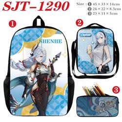 Genshin Impact anime backpack a set