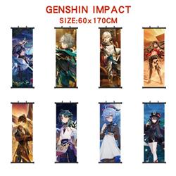 Genshin Impact anime wallscroll 60*170cm