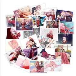Darling In The Franxx anime waterproof stickers (50pcs a set)