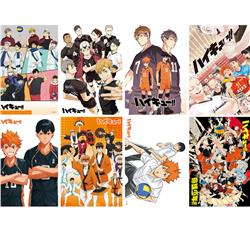 Haikyuu anime posters price for a set of 8 pcs
