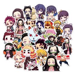 demon slayer kimets anime waterproof stickers (50pcs a set)