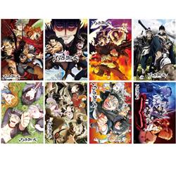 Black Clover anime posters price for a set of 8 pcs
