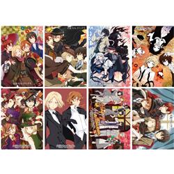 Bungo Stray Dogs anime posters price for a set of 8 pcs