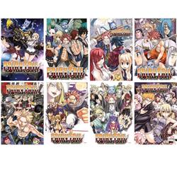 Fairy Tail anime posters price for a set of 8 pcs