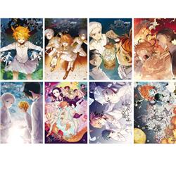 The Promised Neverland anime posters price for a set of 8 pcs