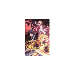 sword art online anime fabric poster 60*40cm