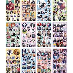 Jujutsu Kaisen anime beautifully stickers pack of 12, 21*12cm