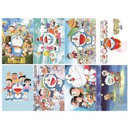 Doraemon anime wall poster price for a set of 8 pcs