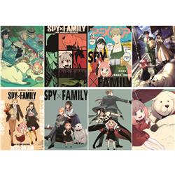 SPY×FAMILY anime posters price for a set of 8 pcs 42*29cm