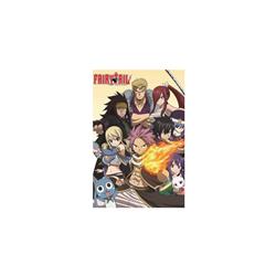 Fairy Tail anime fabric poster 60*90cm