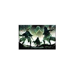 Attack On Titan anime fabric poster 20*30cm