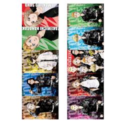 Tokyo Revengers anime crystal card stickers 8.7*5.5cm 10 pcs a set