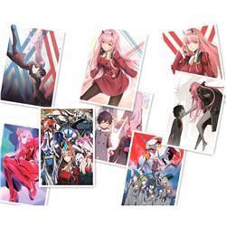 Darling In The Franxx anime posters price for a set of 8 pcs 42*29cm