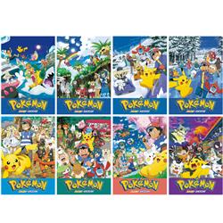 Pokemon anime posters price for a set of 8 pcs