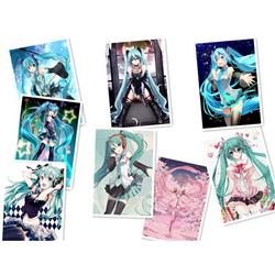 Hatsune Miku anime posters price for a set of 8 pcs 42*29cm