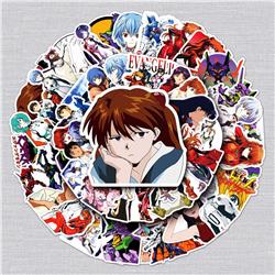 EVA anime waterproof stickers (50pcs a set)