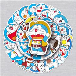 Doraemon anime waterproof stickers (52pcs a set)