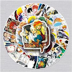 The promised neverland anime waterproof stickers (50pcs a set)