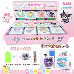 Kuromi anime DIY limited diamond stickers 8 pcs a set