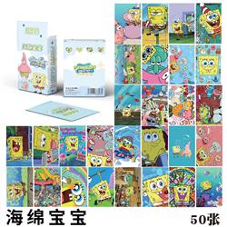 SpongeBob anime lomo cards price for a set of 50 pcs 57x86mm