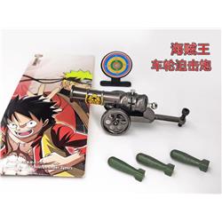 One Piece anime wheel mounted mortar