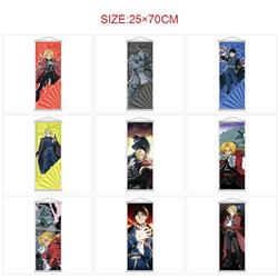 Fullmetal Alchemist anime wallscroll 25*70cm price for 5 pcs