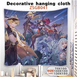 Genshin Impact anime anime decorative hanging cloth 130*150cm