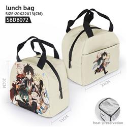 Genshin Impact anime anime lunch bag 20*22*13cm
