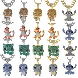 stitch anime necklace