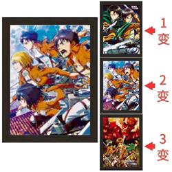 Attack on Titan anime 3D frame painting 32 * 42cm (core+frame）