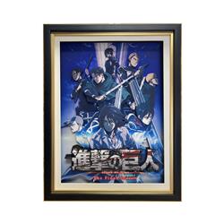 Attack on Titan anime 3D stereoscopic painting 38*49cm