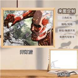 Attack on Titan anime light painting (15cm*21cm)