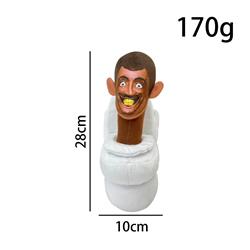 skibidi toilet man anime plush doll 28cm