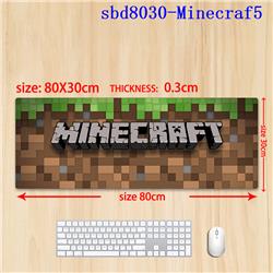 Minecraft anime mouse pad 80*30*0.3cm（lockrand）