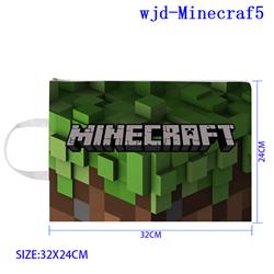 Minecraft anime document bag 24*32cm