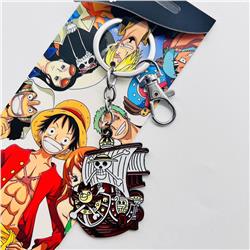 One Piece anime keychain