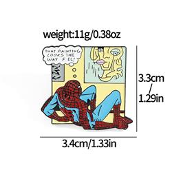 spider man anime pin