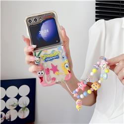 SpongeBob anime Phone case+pendant(Galaxy Z Flip)