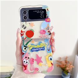 SpongeBob anime Phone case(Galaxy Z Flip)