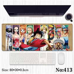 One Piece anime Mouse pad 80*30*0.3cm