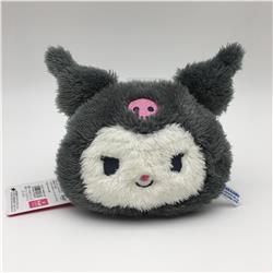 Kuromi anime  plush bag 15*13cm