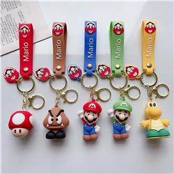 Super Mario anime keychain