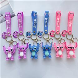 stitch anime keychain