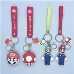 Super Mario anime keychain