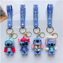 stitch anime keychain