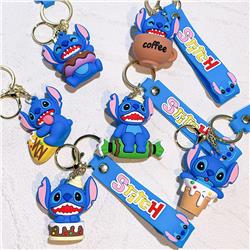 Stitch anime keychain